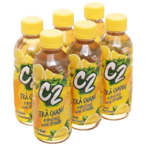 6 chai trà xanh C2 hương chanh 225ml