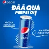 6 lon nước ngọt Pepsi Cola Sleek 245ml