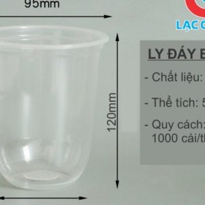 LY NHỰA ĐÁY BẦU 500ML